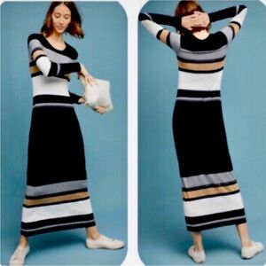 Anthropologie Bailey 44 Norwich striped maxi dress